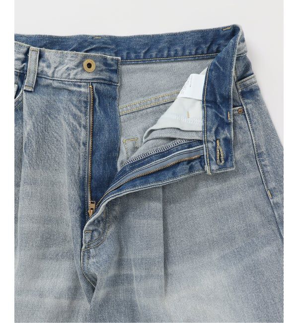 Spick and Span「《WEB限定 / 追加2予約》5 1/2 TUCKBARREL DENIM」|デニム|