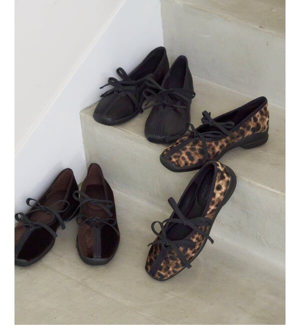  「《追加3》Lダブルリボンバレリーナ」|スニーカー|