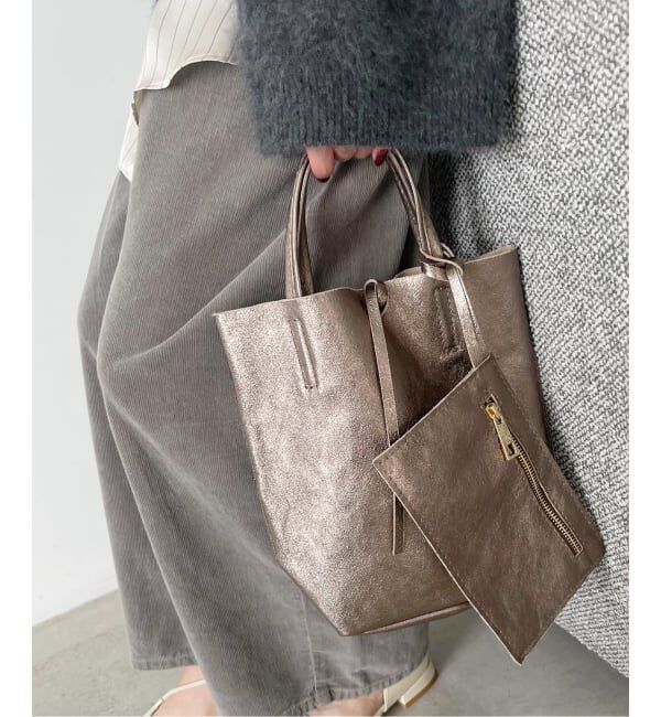  「MILLELA FIRENZE/ミレッラ METALLIC MINI TOTE」|トートバッグ|