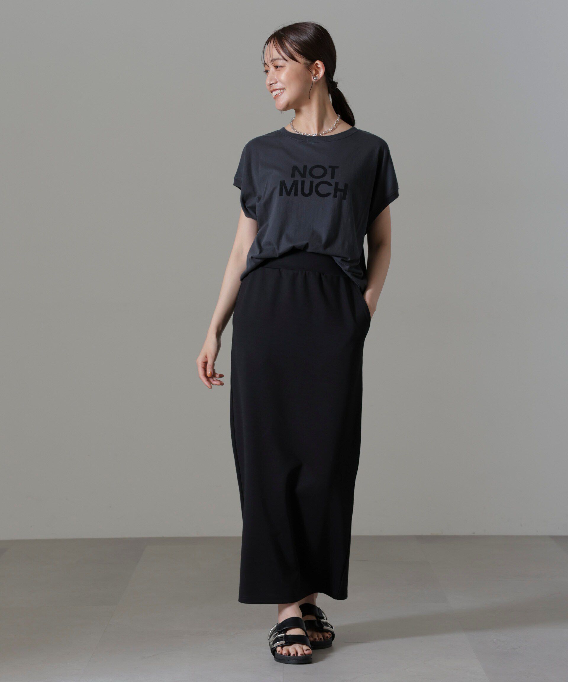 nano･universe「ポンチカットIラインマキシスカート」|スカート|