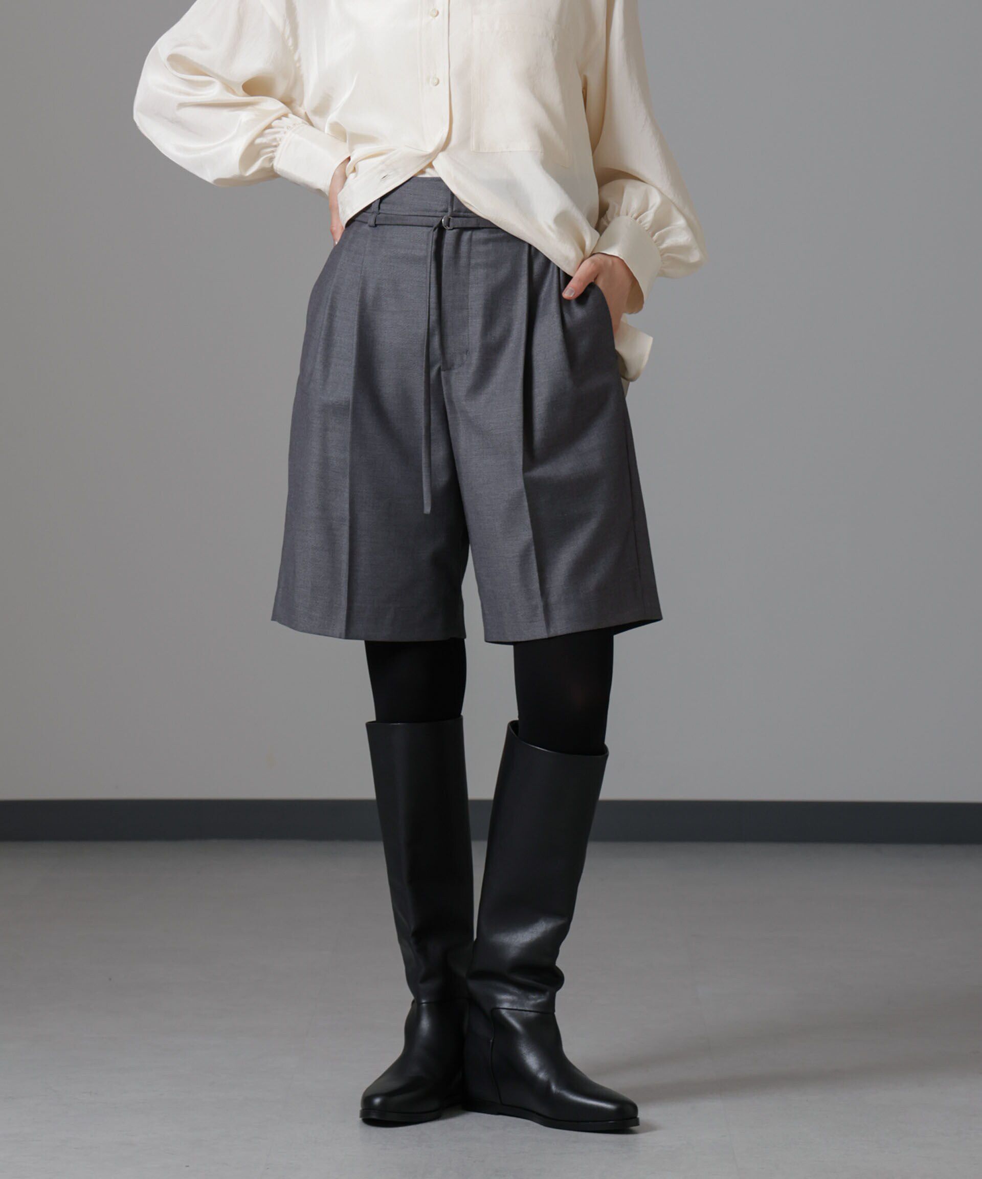 nano･universe「スーチングショートパンツ」|チノ|