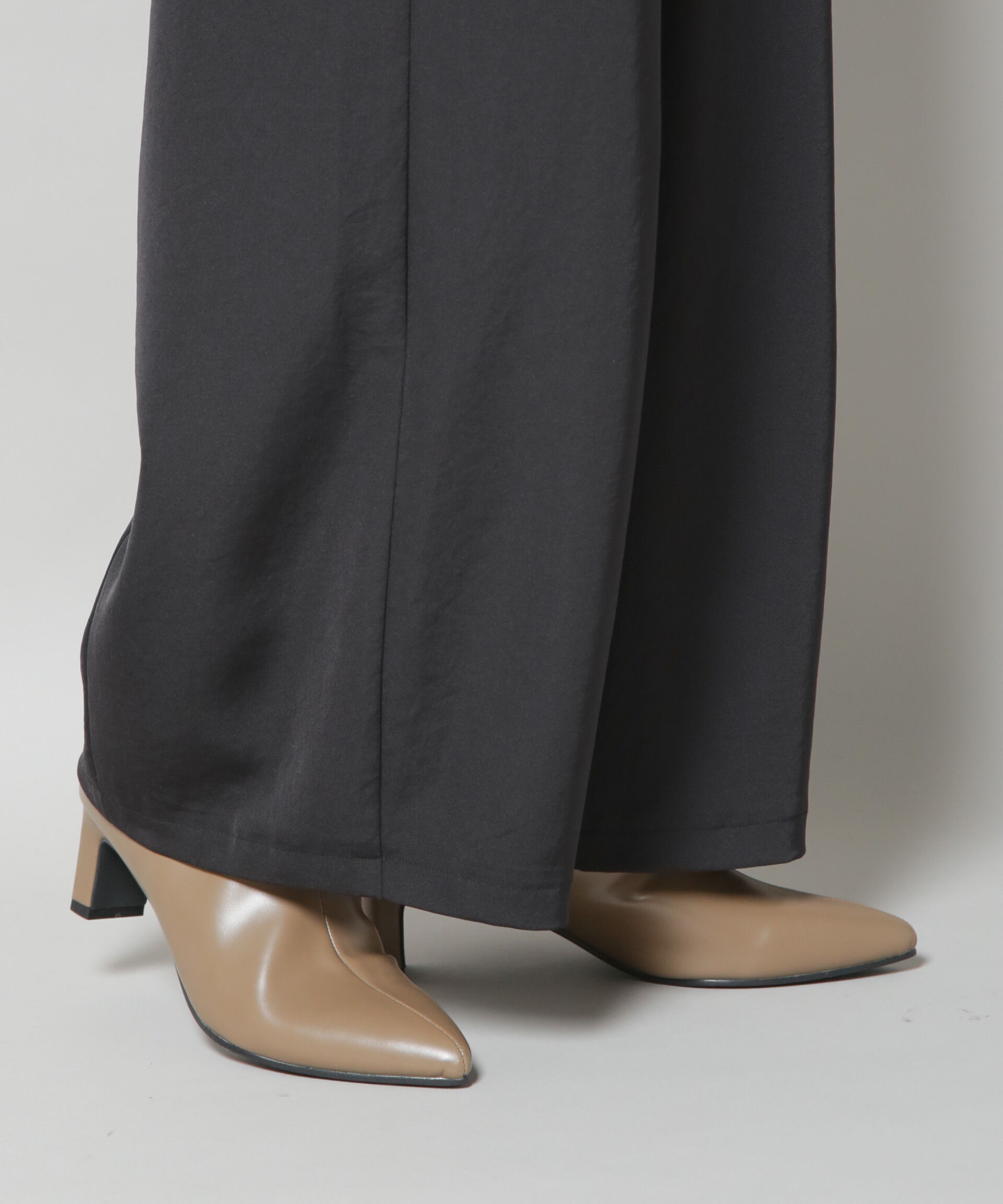 nano･universe「ポインテッドトゥショートブーツ」|ショートブーツ|