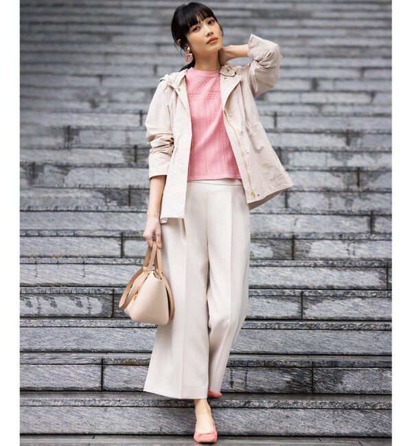 組曲「【美シルエット・ストレッチ・シワになりにくい】オシャクロス ガウチョパンツ」|その他|