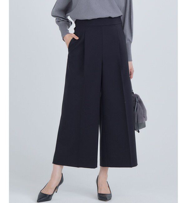 組曲「【美シルエット・ストレッチ・シワになりにくい】オシャクロス ガウチョパンツ」|その他|