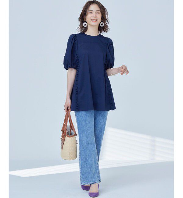 組曲「コットンローン ボリュームスリーブブラウス」|シャツ・ブラウス|