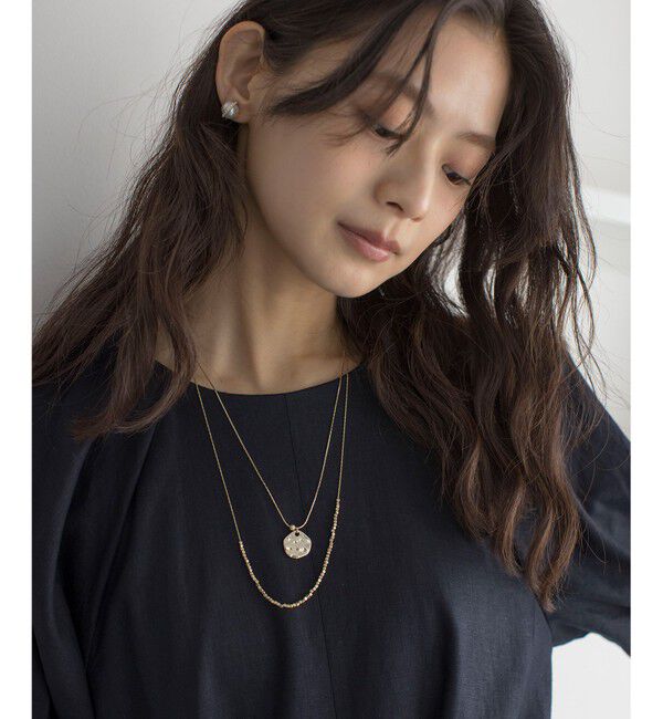 組曲「コイントップレイヤード ネックレス」|ネックレス|ゴールド系