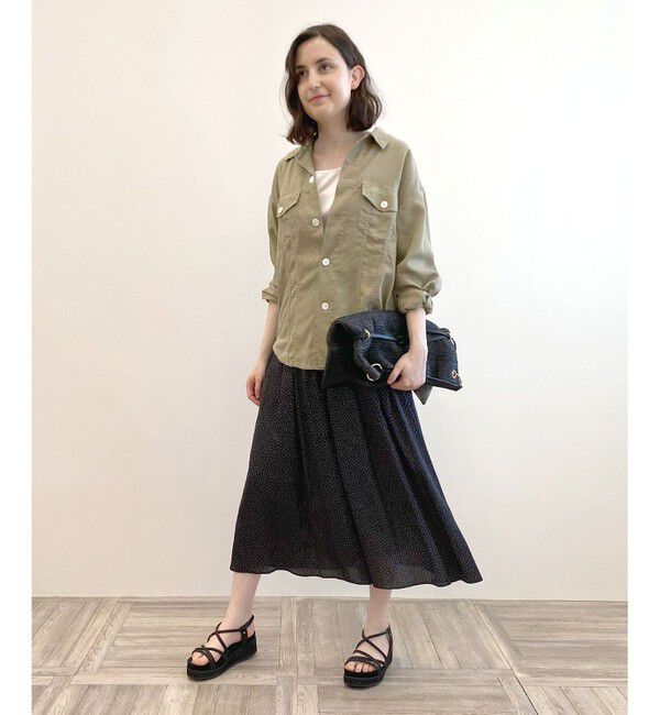 自由区「【セット可/洗える】テンセルデニム シャケット」|シャツ・ブラウス|