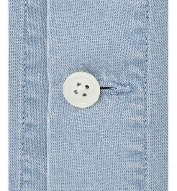 自由区「【セット可/洗える】テンセルデニム シャケット」|シャツ・ブラウス|