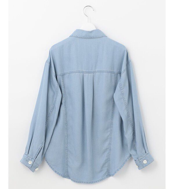 自由区「【セット可/洗える】テンセルデニム シャケット」|シャツ・ブラウス|
