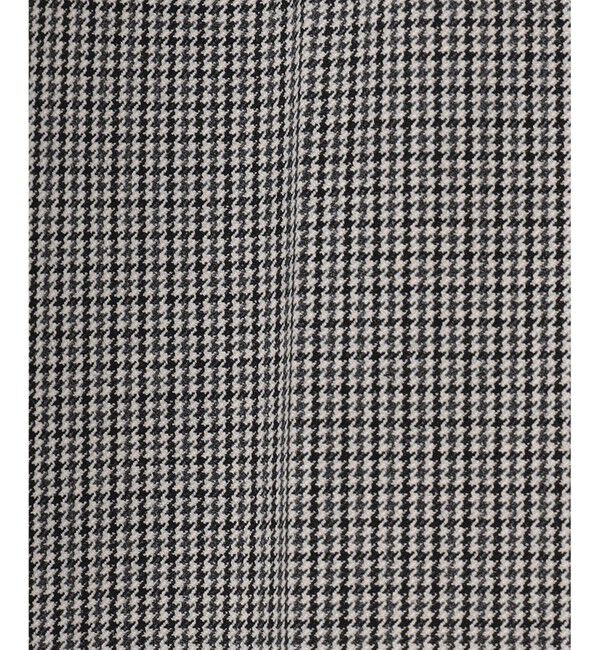 自由区「【撥水加工・洗える】TRギャバチェック柄ストレート パンツ」|その他|