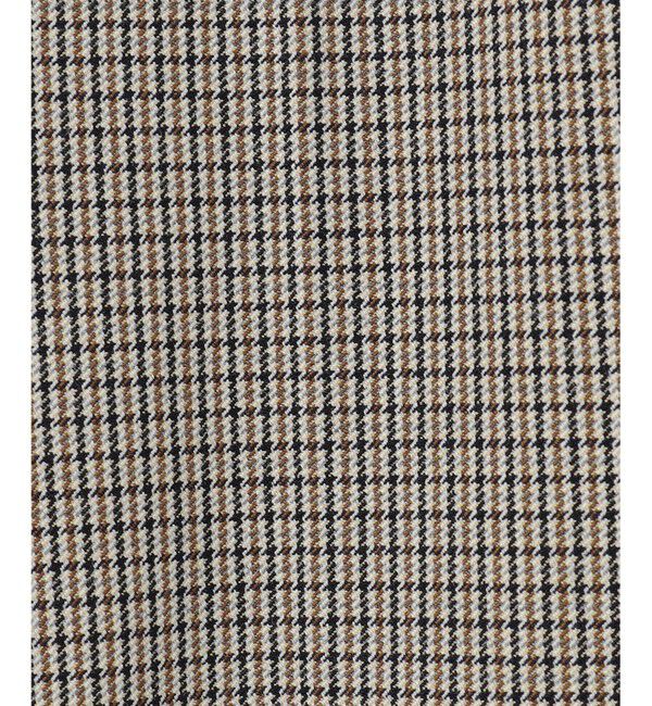 自由区「【撥水加工・洗える】TRギャバチェック柄ストレート パンツ」|その他|