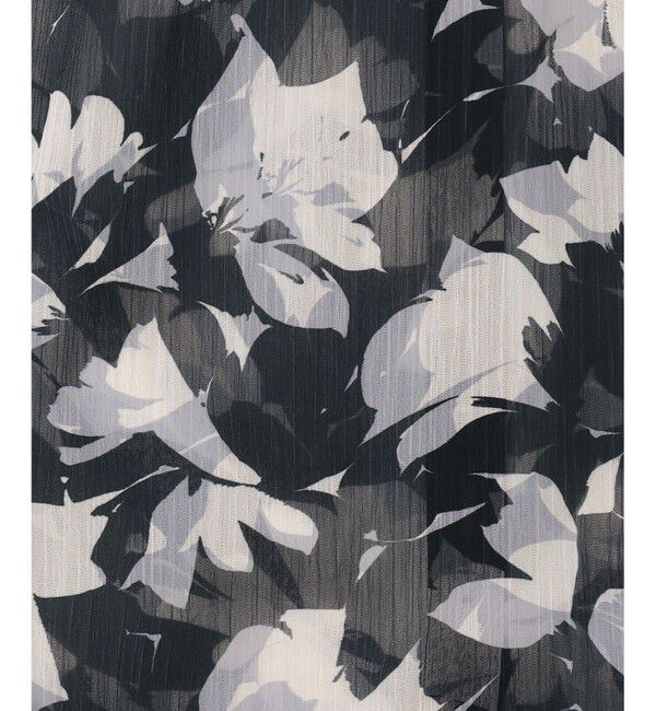 23区「【洗える】Ratti シャドーフラワー プリント ブラウス」|シャツ・ブラウス|