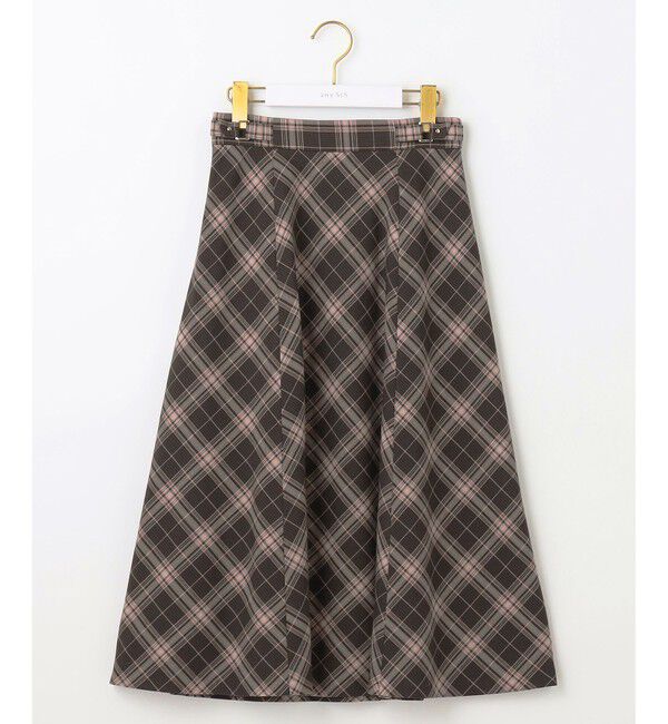 ANY SIS「【洗える】ベルトポイントフレア スカート」|スカート|