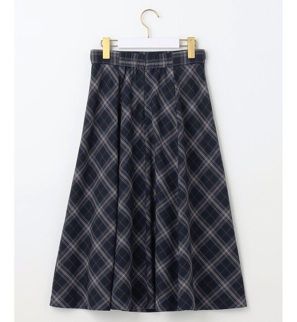 ANY SIS「【洗える】ベルトポイントフレア スカート」|スカート|