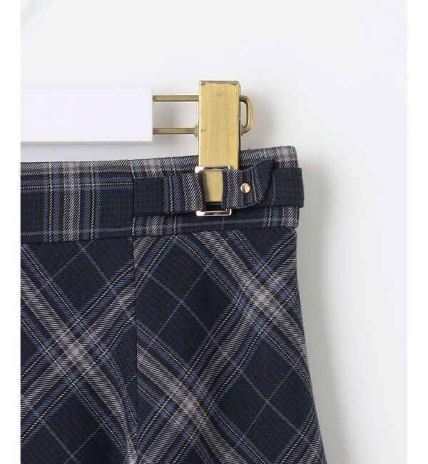 ANY SIS「【洗える】ベルトポイントフレア スカート」|スカート|