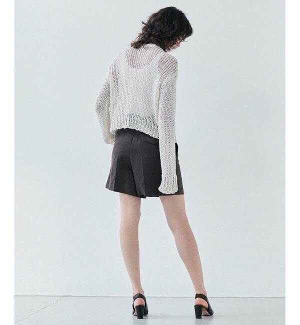 BEIGE,「【CLASSY. 4月号掲載】CRINUM / リネンショートパンツ」|その他|