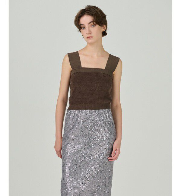 GRACE CONTINENTAL「モールニットベアトップ」|ニット・セーター|