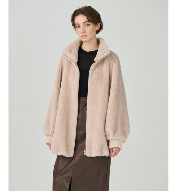 Diagram「ウールボアブルゾン」|ブルゾン・スタジャン|ベージュ