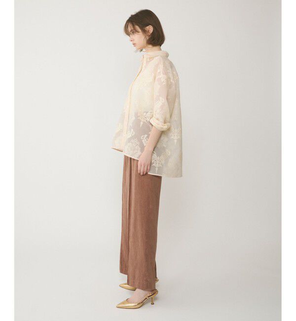 GRACE CONTINENTAL「オーナメントオーバーシャツ」|シャツ・ブラウス|