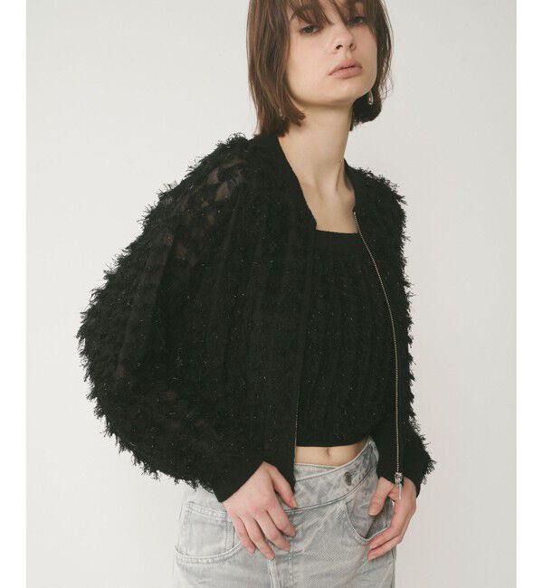  「フリンジニットベアトップ」|ニット・セーター|