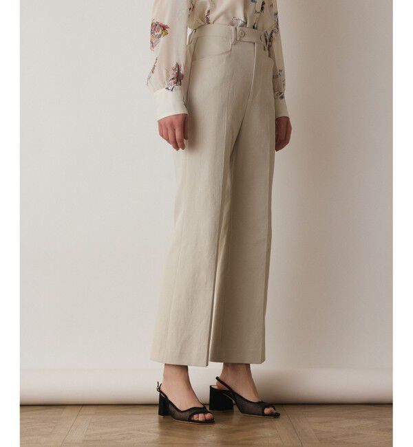 Diagram「ストレッチフレアパンツ」|その他|ベージュ