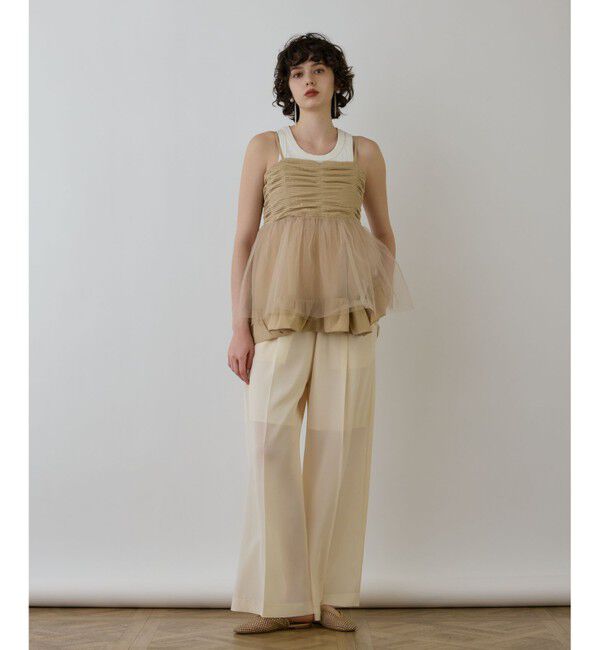 Diagram「タフタチュールキャミ」|その他|ベージュ