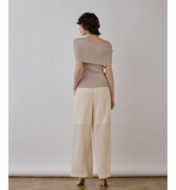 Diagram「オフショルリブニットトップ」|その他|