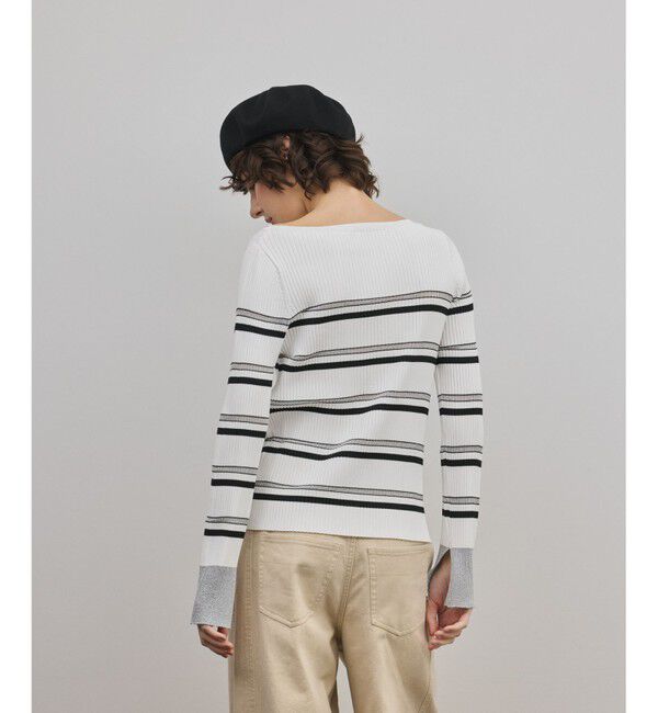 Diagram「ラメボーダーニットトップ」|ニット・セーター|