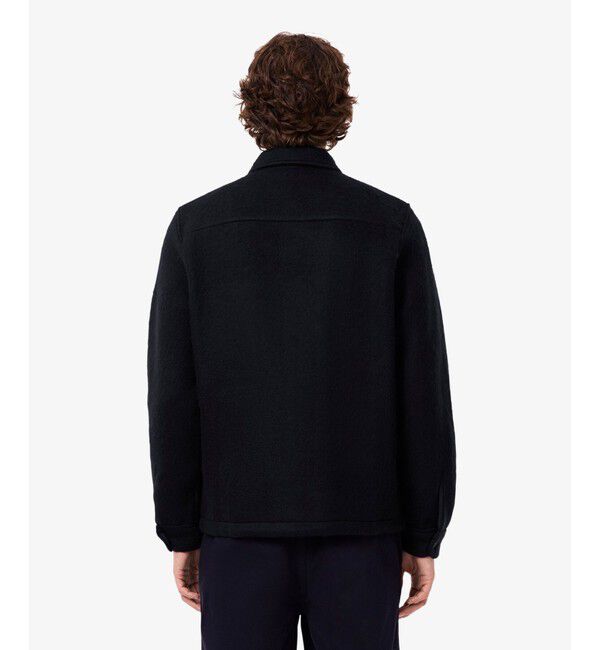 LACOSTE「ウールブレンドフェルトオーバーサイズ アウターシャツ」|シャツ・ブラウス|