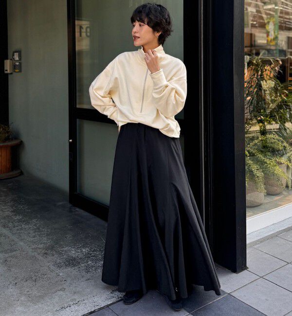 NOLLEY'S「【追加】【WEB＆一部店舗限定色あり】ウォッシャブルヴィンテージタフタマチ入りマキシスカート」|スカート|