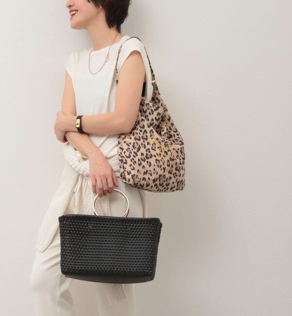 grace grace「【grace grace/グラスグラス】グラスケレオパードサブバッグM」|エコバッグ|
