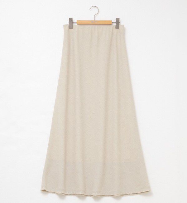 NOLLEY'S「ウォッシャブル綿麻スラブナロースカート」|スカート|