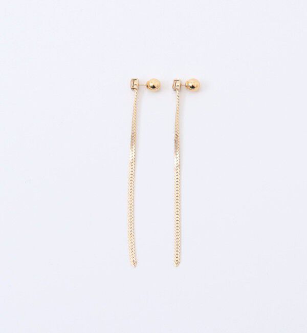 grace grace「【grace grace/グラスグラス】【PR林☆別注アイテム】ビジューロングピアス」|ピアス|