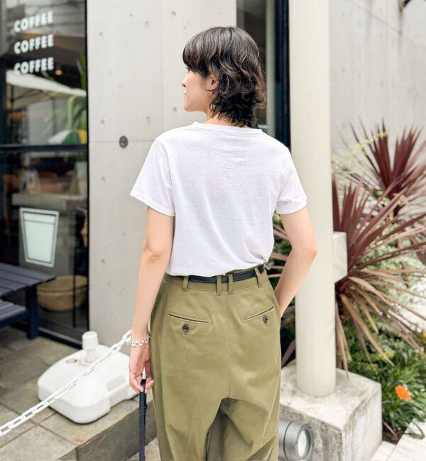 NOLLEY'S「【MAQWEL/マクウェル】MARUDOハーフスリーブTee」|Tシャツ・カットソー|