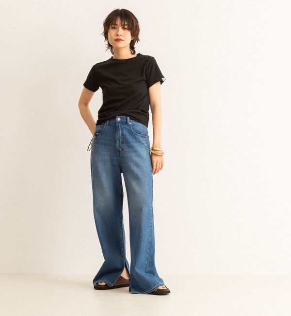 NOLLEY'S「【MAQWEL/マクウェル】MARUDOハーフスリーブTee」|Tシャツ・カットソー|