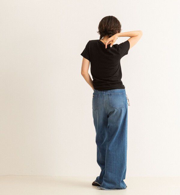 NOLLEY'S「【MAQWEL/マクウェル】MARUDOハーフスリーブTee」|Tシャツ・カットソー|