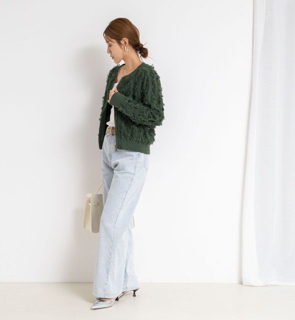 Rie Miller「【RM denim】センタープレスハイウエストパンツ」|デニム|