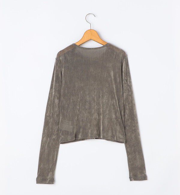 NOLLEY'S「フロッキーチュールカーディガン」|カーディガン|