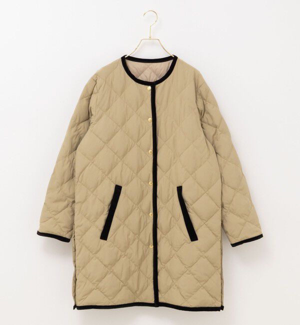 NOLLEY'S「【TAION&times;LIMONTA】別注ベロアパイピングロングダウン」|ダウン|