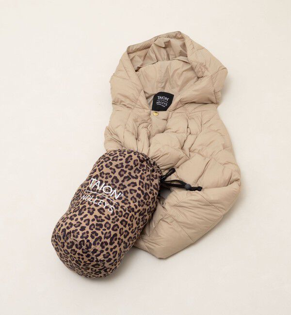 NOLLEY'S「【TAION/タイオン】別注ミドル丈Aラインフードダウン」|ダウン|