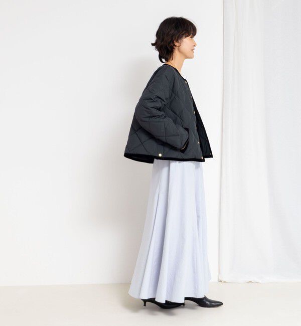 NOLLEY'S「【TAION&times;LIMONTA】別注ベロアパイピングショートダウン」|ダウン|