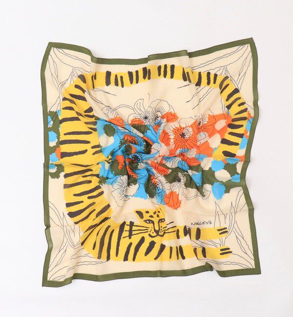 NOLLEY'S「W/Sプリントストール」|ストール|