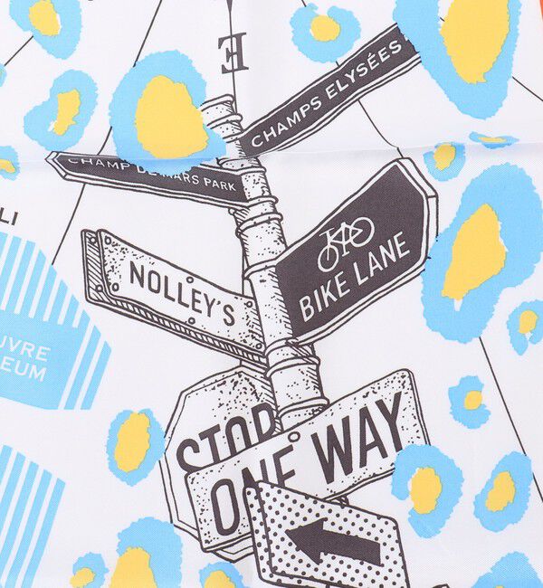 NOLLEY'S「シルクプリントスカーフ66」|ストール|