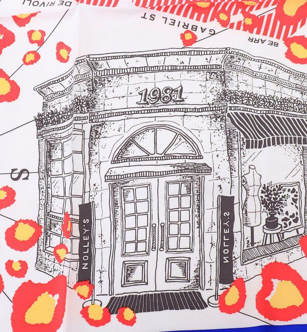 NOLLEY'S「シルクプリントスカーフ66」|ストール|