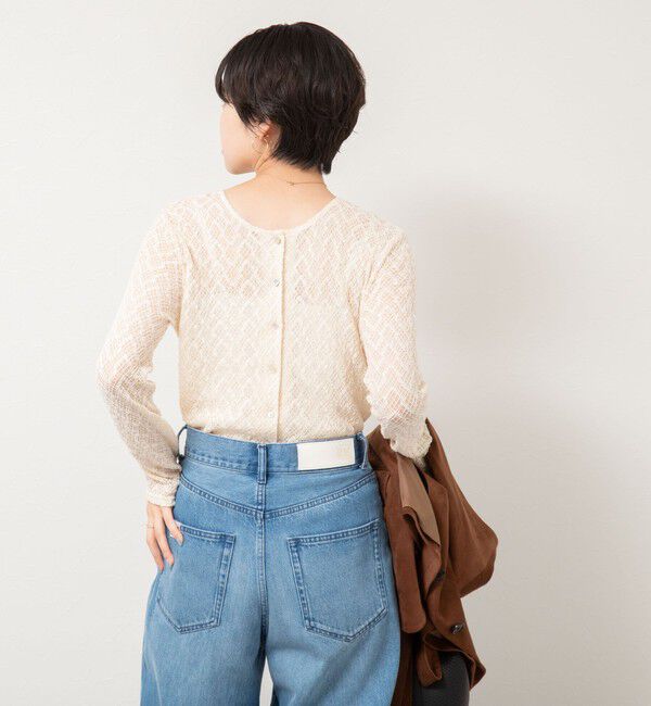 NOLLEY'S「2WAYレースカーディガン」|カーディガン|