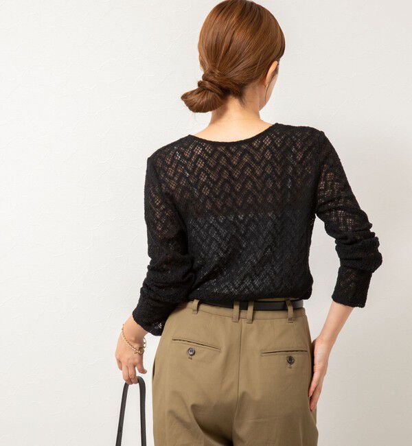 NOLLEY'S「2WAYレースカーディガン」|カーディガン|