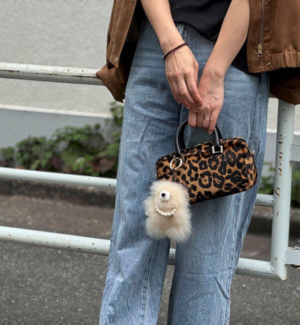 NOLLEY'S sophi「【CHRISTIAN VILLA/クリスチャンヴィラ】  レオパードハラコボストンバッグ」|ボストンバッグ|