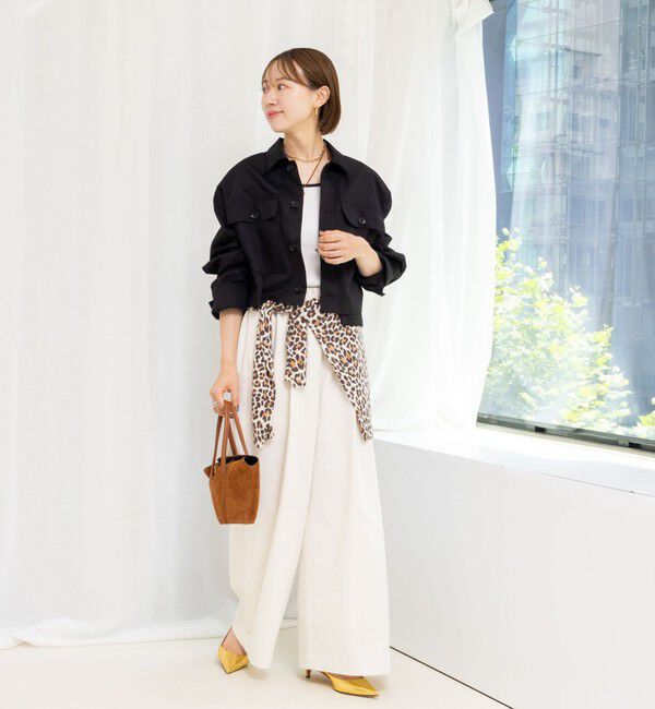 Rie Miller「ウォッシャブルワークジャケット」|ブルゾン・スタジャン|