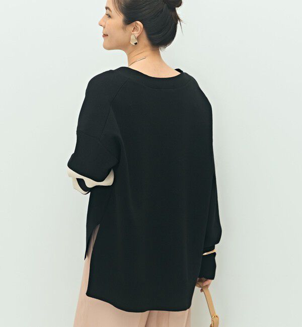 NOLLEY'S「《手洗い可能》レタードVネックニットカーディガン」|カーディガン|