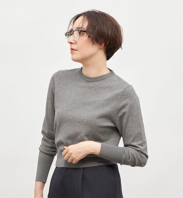 NOLLEY'S「《手洗い可能》襟レース2WAYプルオーバーニット」|ニット・セーター|